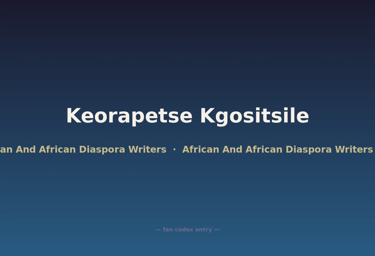 Keorapetse Kgositsile