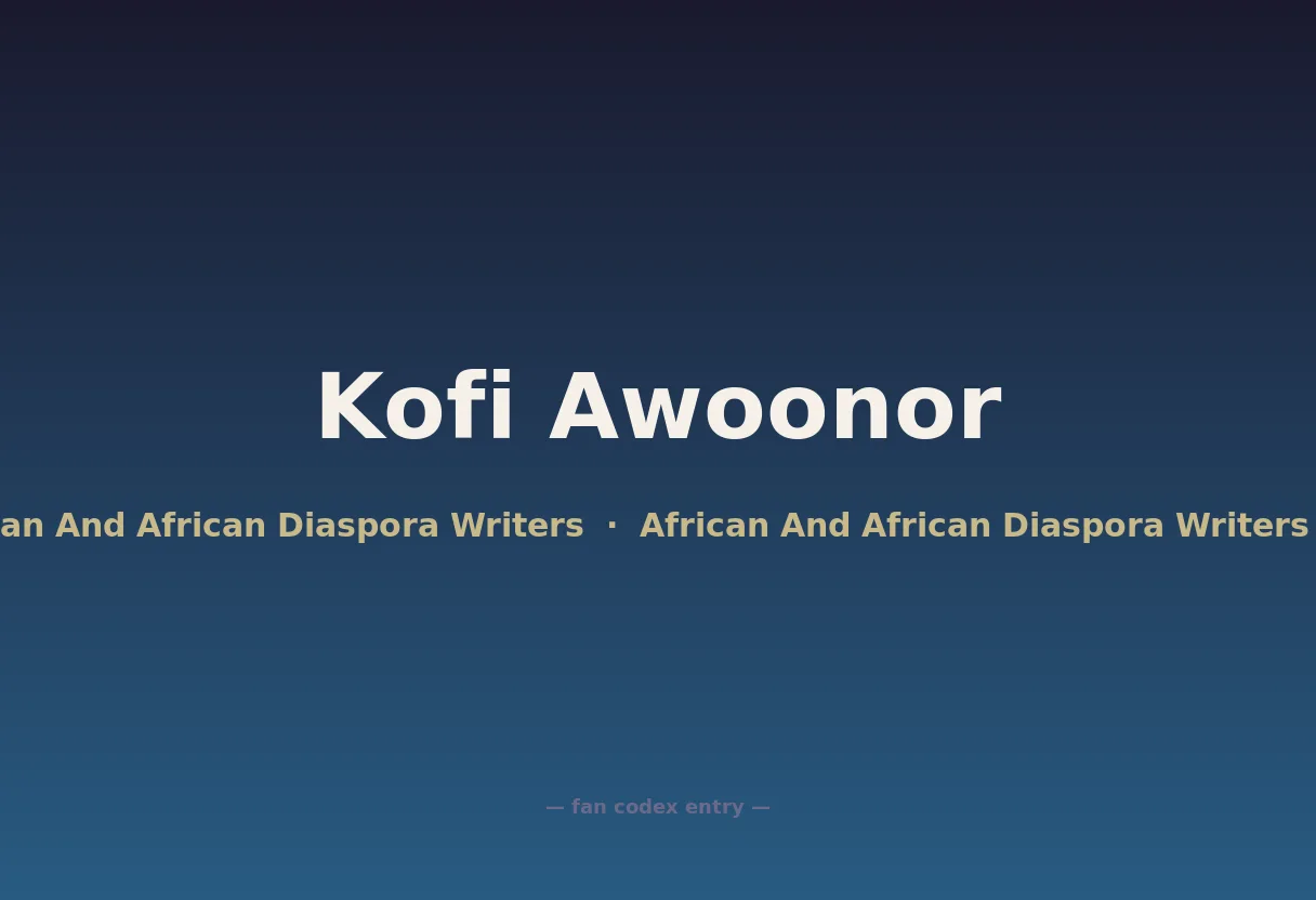 Kofi Awoonor